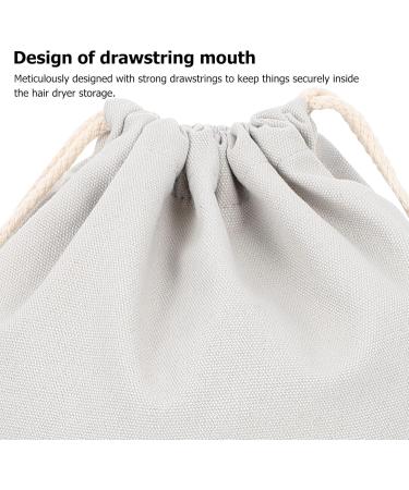Luxshiny Hair Dryer Pouch Hair Dryer Storage Bag Hair Dryers Drawstring Storage Pouch Hair Dryer Organizer Modeling Manager Light Grey - Buy Online on GoSupps.com