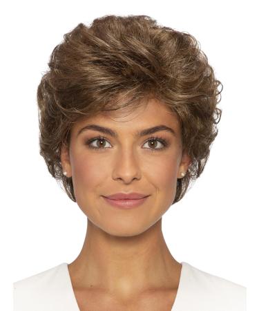 degenhardt wig MONACO made of high-quality synthetic hair looks like real hair in natural grey neck darker