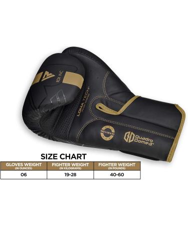 Buy RDX Children Boxing Gloves | Maya Hide Leather Kickboxing & Muay Thai Gear - 6oz Sparring Gloves for MMA Training - Buy Online on GoSupps.com