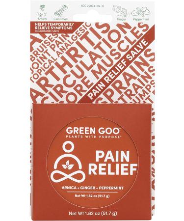 Green Goo Natural Pain Relief Salve with Arnica - 1.82 oz Tin - Buy Online on GoSupps.com