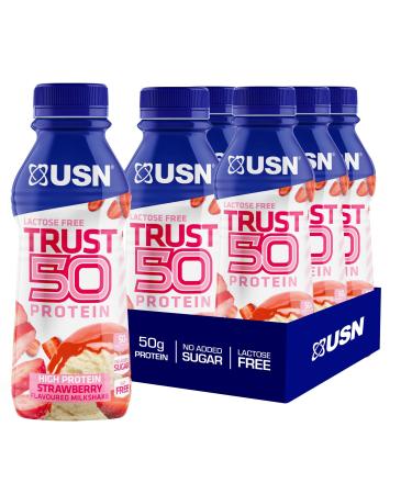 USN Trust 50 Protein Drink Strawberry 6 x 500 ml
