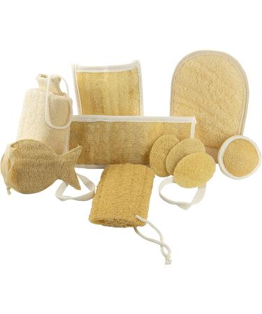 Natural Luffa Slice by The Soap Factory - 100% Organic Body Peeling Sponge for All Skin Types - Buy Online on GoSupps.com