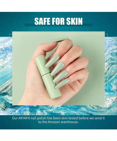 AIFAIFA Solid Cream Gel Polish Set - 4 In 1 Pudding Nail Art Paint Kit | UV Soak Off Palette for DIY Manicure | 12 Colors Holiday Gift for Women - Buy Online on GoSupps.com