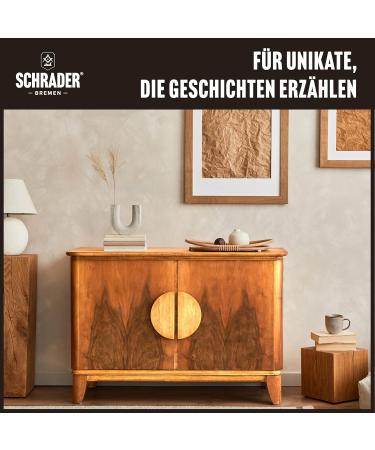 Schrader Wood Polish Light - Premium Furniture Polish for Varnished Wood - 250ml - Made in Germany - Freshen Your Furniture Today! - Buy Online on GoSupps.com