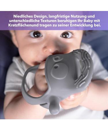 Mochi Baby Bei ring BPA-Free Silicone Teether | Premium Quality for Safe Chewing - Buy Online on GoSupps.com