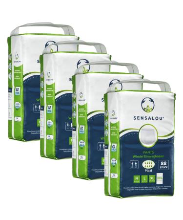 Sensalou Incontinence Pants Adult Men Women Size XXL (88 pcs) - Diaper Pants
