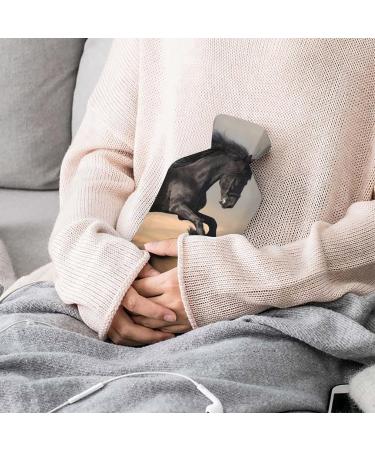 Hot Water Bottle with Lid - Rubber Horse Design for Pain Relief Cramps & Foot Warmer | Ideal Hot & Cold Therapy - Buy Online on GoSupps.com