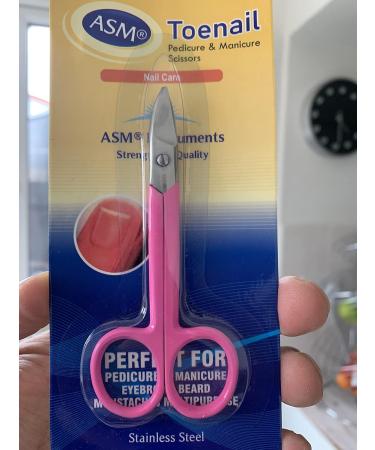Professional Toenail Scissors Clippers Stainless Steel Heavy Duty Thick Toenails Curved Nippers for Pedicure Ingrown Men s Women s Toe Nails 10cm-Cuticle Scissors Nail Scissors for toenails - Buy Online on GoSupps.com