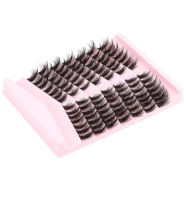 Fluffy Mink Manga Wet Look Eyelash Extension Kit - 98 Cluster Lashes | 8-16MM - Buy Online on GoSupps.com