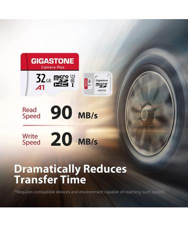 Gigastone 32GB Micro SD Card 5-Pack for Cameras, Wyze Cam, Roku - UHS-I U1 A1 Class 10 - up to 90MB/s with Adapter - Buy Online on GoSupps.com