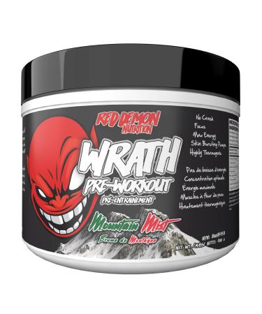 Red Demon Wrath Pre-workout - Intense Pumps Endless Energy Great Focus - 20 servings Mountain Mist
