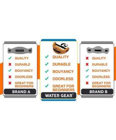 Water Gear H2O Jogger - Adjustable Nylon Belt for Men and Women - Large Orange 29 - Custom Fit Water Exercise Equipment - Buy Online on GoSupps.com