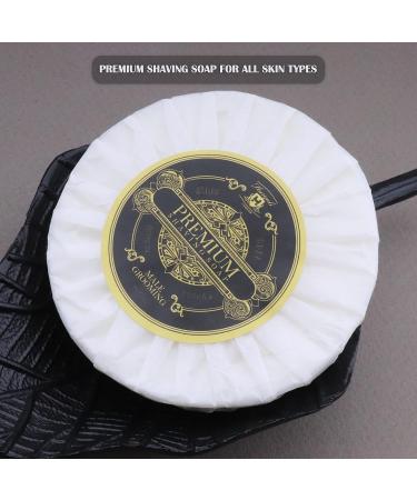 Haryali London 3-Part Shaving Brush Set | Sustainable Synthetic Brush Shaving Soap & Stainless Steel Bowl - Buy Online on GoSupps.com