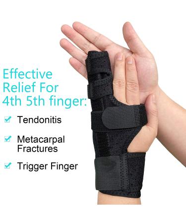 GenetGo Boxer Break Metacarpal Splint Brace - Small/Medium Finger Support - Buy Online on GoSupps.com