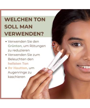 Impala Waterproof Correction Pen - Pistachio Green | Dark Circle & Redness Cover | Long-Lasting Face Makeup | Hydrating Highlighter & Contour - Buy Online on GoSupps.com