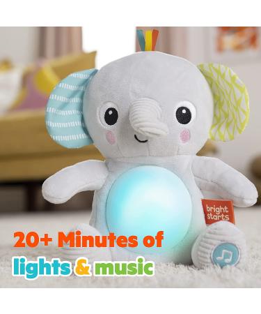 Bright Starts HugaBye Baby Musical Elephant Toy | Soft and Light Up | Newborn and Up - Buy Online on GoSupps.com