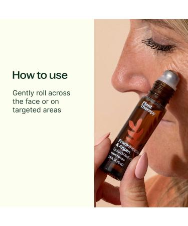 Plant Therapy Frankincense & Argan Facial Serum Roll-On 10 mL | Smooth Wrinkles & Improve Skin Elasticity - Essential Oil Infused Skincare - Buy Online on GoSupps.com
