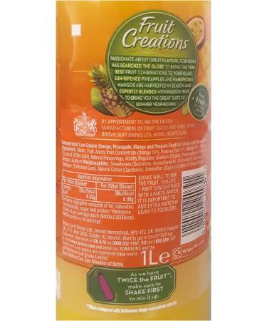 Robinsons Fruit Creations Exotic Pineapple Mango & Passion Fruit 1000g - Buy Online on GoSupps.com
