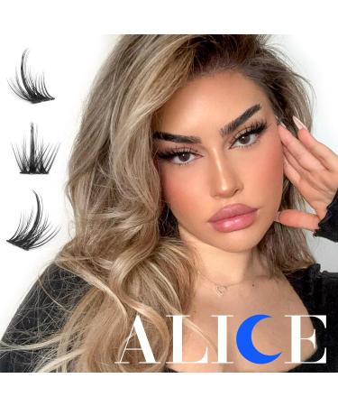 ALICE B20 DIY Lash Extension Clusters | CC Curl Individual False Eyelashes 10-16MM - Natural Look DIY Eyelash Extensions - Buy Online on GoSupps.com