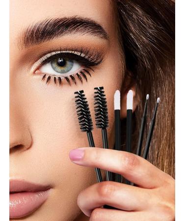 Yokilly 300PCS Disposable Mascara and Lip Wands Set with Organizer Box - Black-1 - Buy Online on GoSupps.com