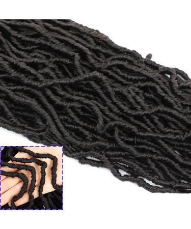 18 Inch Faux Locs Crochet Hair - 7 Packs Butterfly Style (4#) - Perfect for Easy Styling - Buy Online on GoSupps.com
