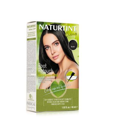 Naturtint Root Retouch Cr me PPD-Free Permanent Hair Color (Black) 1 Count (Pack of 1) Black