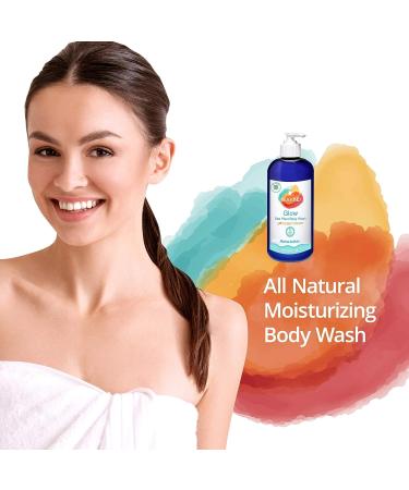 Sea Kind Glow Wash - Ocean Breeze Scent, 16 Fl Oz, All-Natural & Moisturizing Vegan Wash for Women, Men, and Kids - Buy Online on GoSupps.com