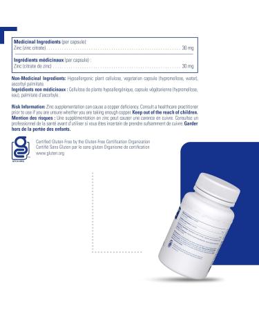 Pure Encapsulations Zinc Citrate | Support for Immune System Function and Healthy Tissue Formation* | 180 Capsules - Buy Online on GoSupps.com
