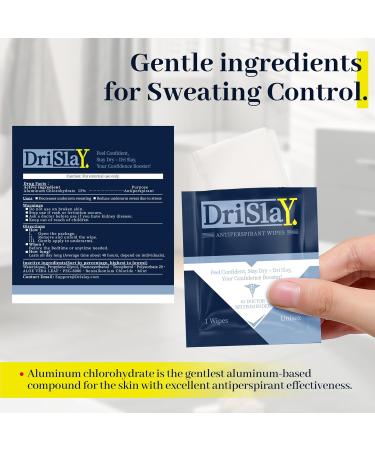 Antiperspirant Wipes Body Deodorant Travel Essentials Wipes for Excessive Sweating & Hyperhidrosis Average 48 Hours Protection Pack of 15 - Buy Online on GoSupps.com