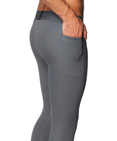Nike Men's Infinalon 3/4 Yoga Tights Large - Iron Grey Training Pants - Buy Online on GoSupps.com