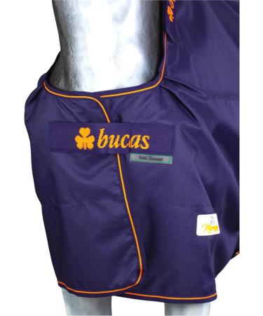 Marengos by Bucas Winter Blanket 1200D - Breathable & Waterproof Irish Turnout - 135cm (100g/m Filling) - Blue/Orange - Buy Online on GoSupps.com