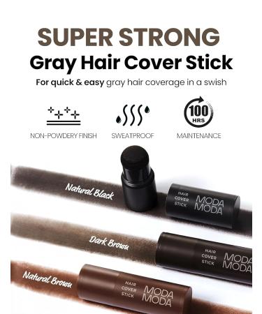 Pro-change Semi Permanent Hair Color Stick - Dark Brown #2 | Organic Root Touch Up & Easy Hair Coloring | 0.12 Oz - Buy Now - Buy Online on GoSupps.com