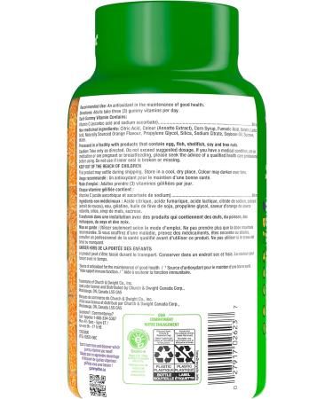 Vitafusion Power C Adult Vitamin Gummies Antioxidants1 Immune function2 150 Count (1.5-month supply) Packaging may vary. - Buy Online on GoSupps.com