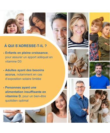 D3 Drops - 400 IU Stabilized Vitamin D3 Drop Supplement - Supports Your Immune System - For Kids - 2ml - Buy Online on GoSupps.com