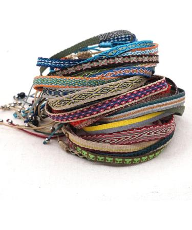 WIPPWER Women Vintage Ethnic Bracelet Jewelry Handmade Braided Bracelets Handmade Weave Bangles KZ-0012A - Buy Online on GoSupps.com