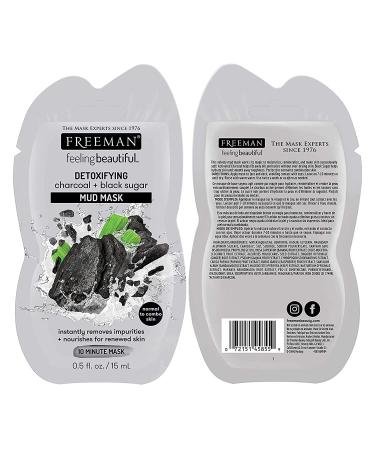 Freeman Facial Mask Variety Pack - 6 Count, Oil Absorbing Clay, Anti-Stress Mud, Detoxifying Charcoal, Clearing Peel Off, Hydrating Gel Cream - Vegan & Cruelty-Free Skincare - Buy Online on GoSupps.com