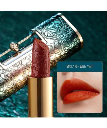FLORASIS Blooming Rouge Love Lock Lipstick Long-Lasting Matte Finish Sculpting Lipstick(M317 Be with You) - Buy Online on GoSupps.com