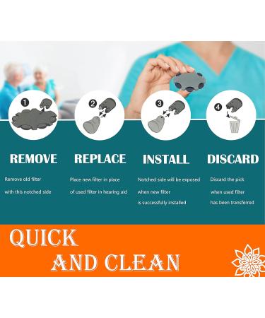 Hearing Aid Wax Guard Filters ProWax MiniFit Replacement Clear Cleaning kit Accessory for Oticon (5 Pack) for Oticon ProWax MiniFit Replacement Wax Filters - Buy Online on GoSupps.com