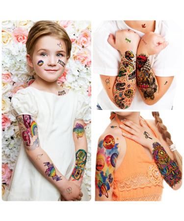 Temporary Tattoos for Kids - 52 PCS Dinosaur Unicorn Cute Stickers, Perfect Birthday Party Supplies for Boys & Girls 3-9 Years Old - Buy Online on GoSupps.com