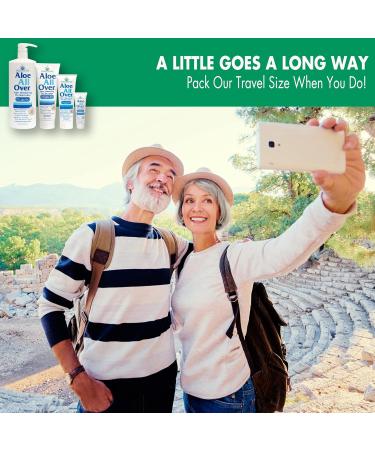 Ultra Aloe All Over Super Moisturizing Lotion - 72% Aloe Vera Gel - Restores Dry Skin - Pack of 2 - 4 Fl Oz each - Buy Online on GoSupps.com