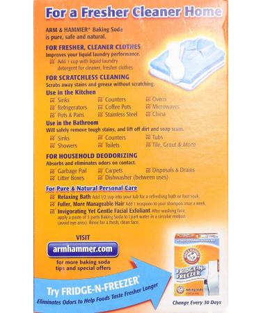 Deodrzr Baking Soda 4lb - Natural Odor Eliminator and Cleaning Agent - Buy Online on GoSupps.com