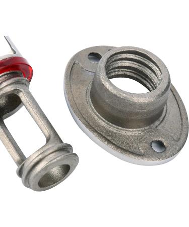 Amarine Made Stainless Steel Oval Garboard Drain Plug - 1'' Hole, 3/4'' Thread - Buy Online on GoSupps.com