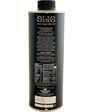 Gnavolini Raccolta Sapore Extra Virgin Olive Oil 100% Italian Cold Extracted from Gnavolini Harvest Flavor | 500ml Round Jar | Extra Virgin Oil for Culinary Excellence - Buy Online on GoSupps.com