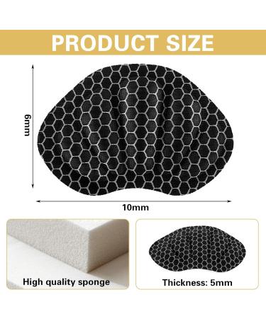 2 Pairs Anti-Slip Heel Pads for Loose Shoes - Comfort Grips for Men & Women | Prevent Rubbing & Blisters (Black - Buy Online on GoSupps.com