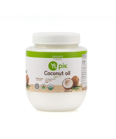 Yupik Organic Virgin Coconut Oil Non-GMO Vegan Gluten-Free 1 Kg