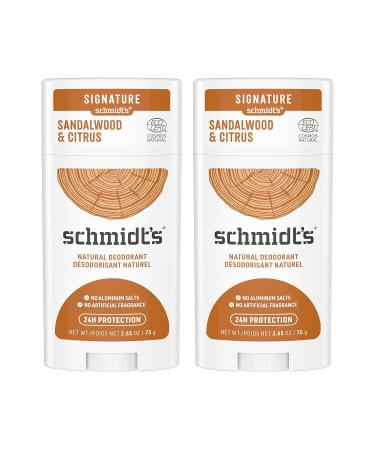 Schmidt's Aluminum Free Natural Deodorant for Women and Men Sandalwood and Citrus & Aluminum-Free Vegan Deodorant Clean Coconut for Women and Men - Buy Online on GoSupps.com
