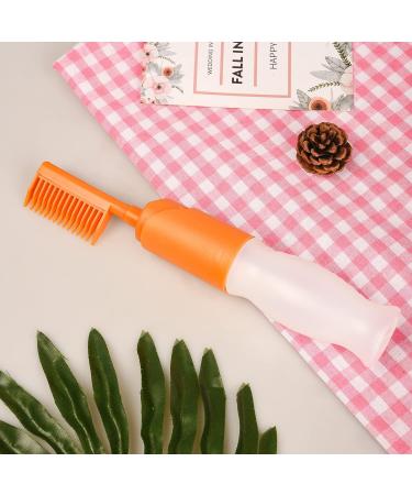 UNVOJL 2 Pack Hair Dye Bottle Root Comb Applicator Bottle Shampoo Bottle with Graduated Scale Brush Coloring Dyeing Comb - Buy Online on GoSupps.com