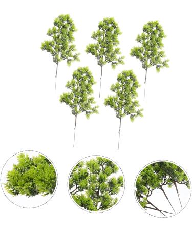 Cabilock 20 Pcs Simulated Pine Leaves Christmas Pine Picks Fern Garland Boutique Plastic Gift Dark Greenx4pcs mediumx4pcs - Buy Online on GoSupps.com