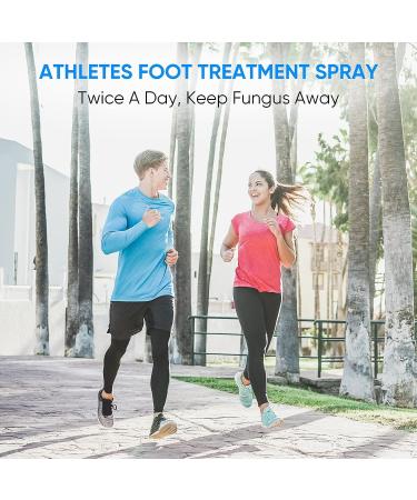 Natural Athlete's Foot Treatment Spray for Feet Itch, Sweat, Peeling & Blisters - Buy Online on GoSupps.com