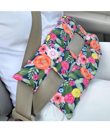 D. Cozy seat belt pillow for peritoneal dialysis port protection pillow stoma pd catheter gtube peg feeding hose PICC line after surgery abdominal surgery relaxation cute flower sweet flower - Buy Online on GoSupps.com